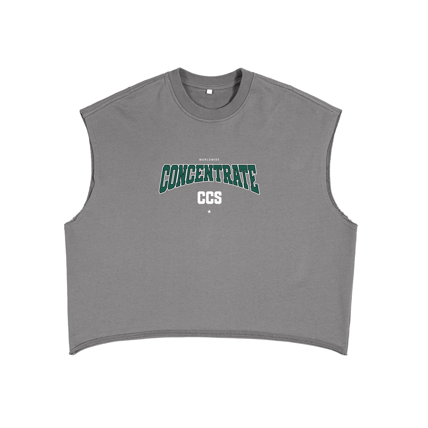 Concentrate Streetwear - Drop Out - 340gsm French Terry Boxy Tank Top