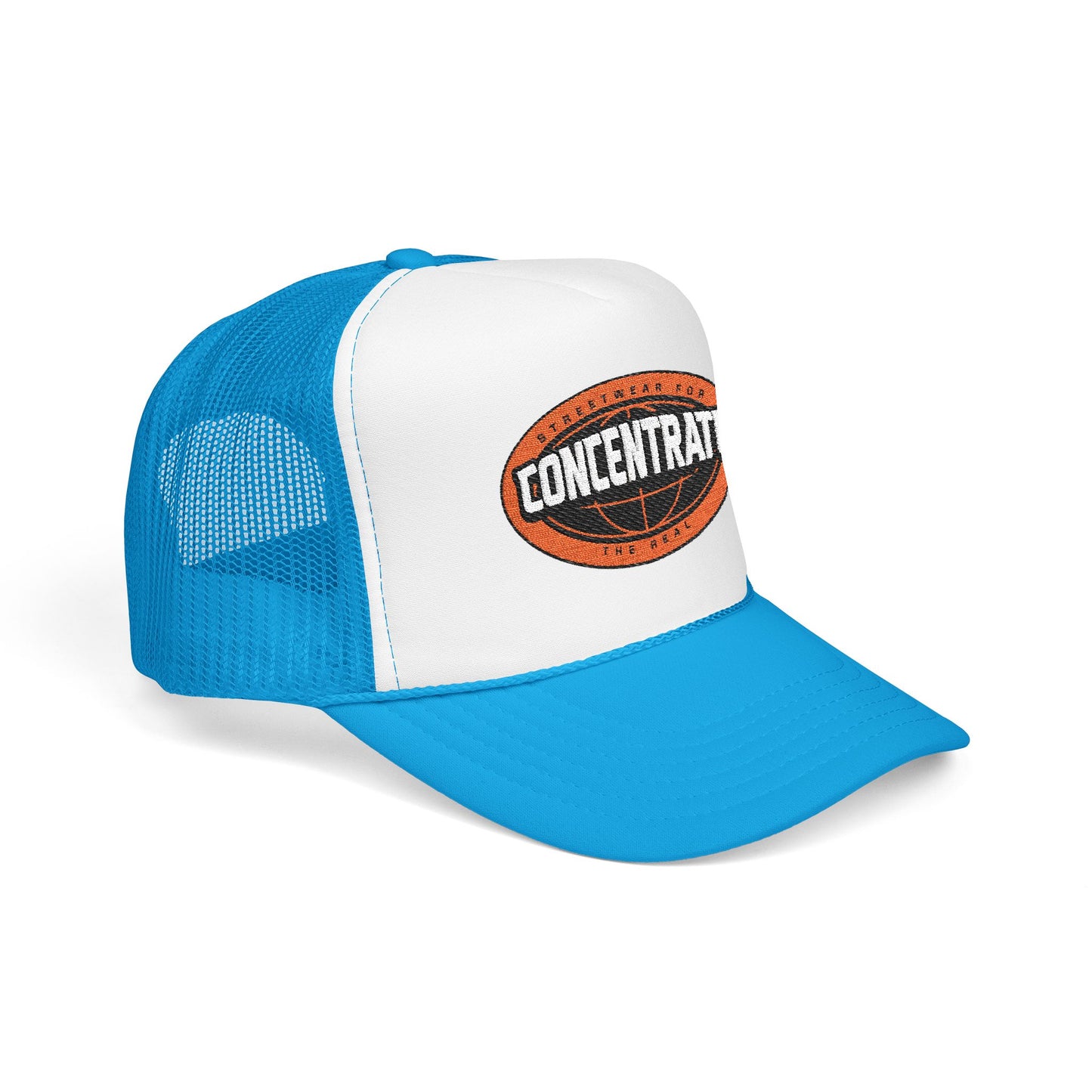 Concentrate Collective Streetwear - The Real - Foam Trucker Hat Embroidered logo