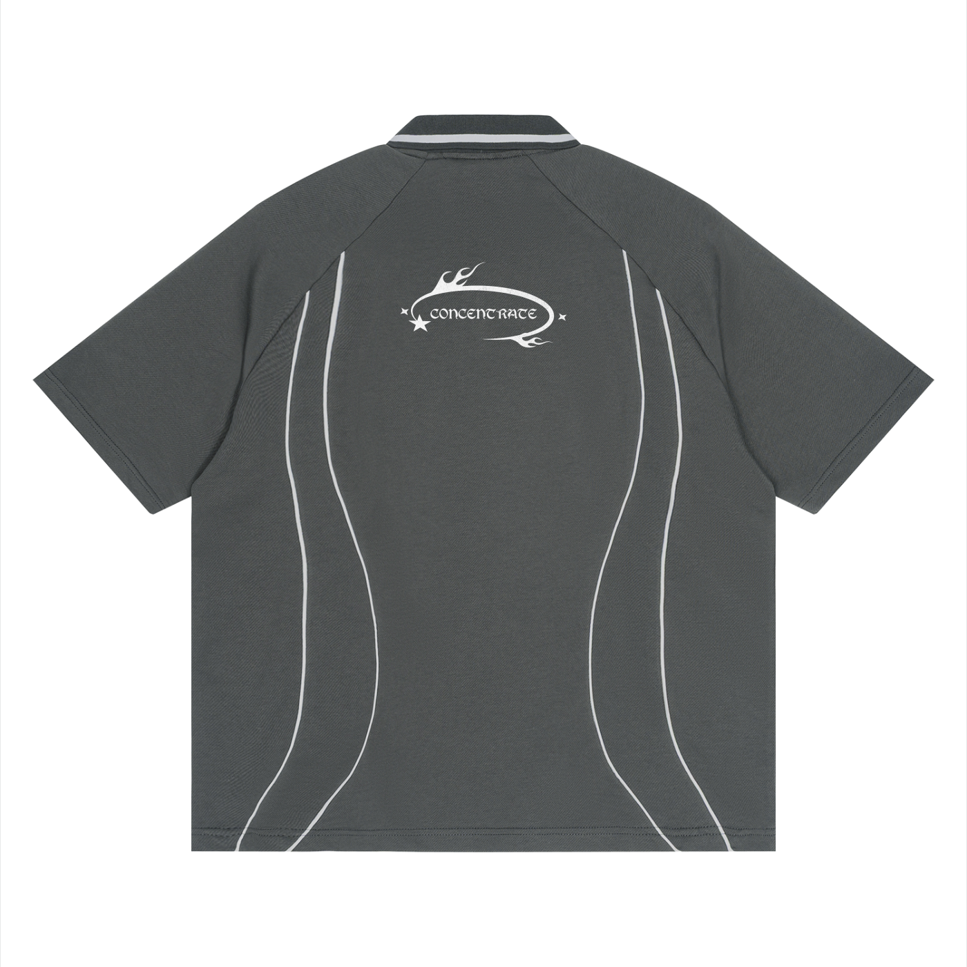 Concentrate Streetwear - WL - 210gsm Unisex Raglan Piping Polo Shirt