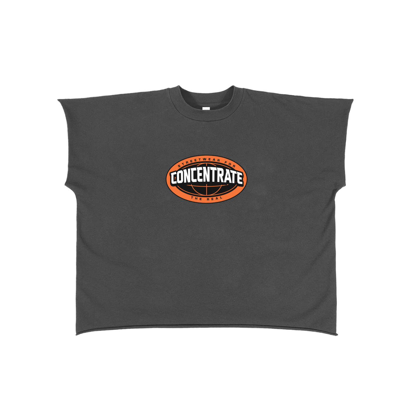 Concentrate Streetwear - The Real - 280gsm Raw Edge Boxy Non-Shrink T-Shirt