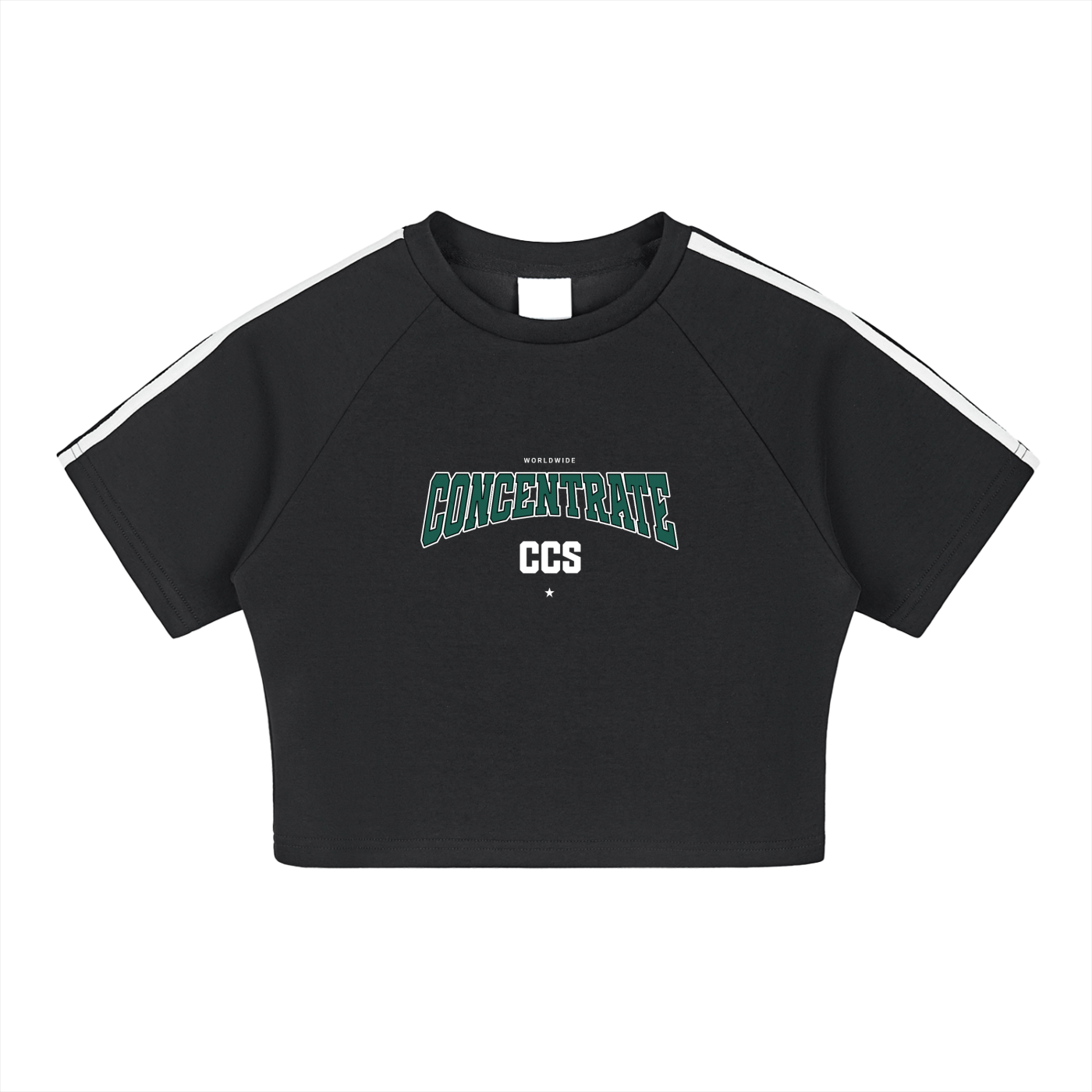 Concentrate Streetwear - Drop Out - 230gsm Taped Crop Top