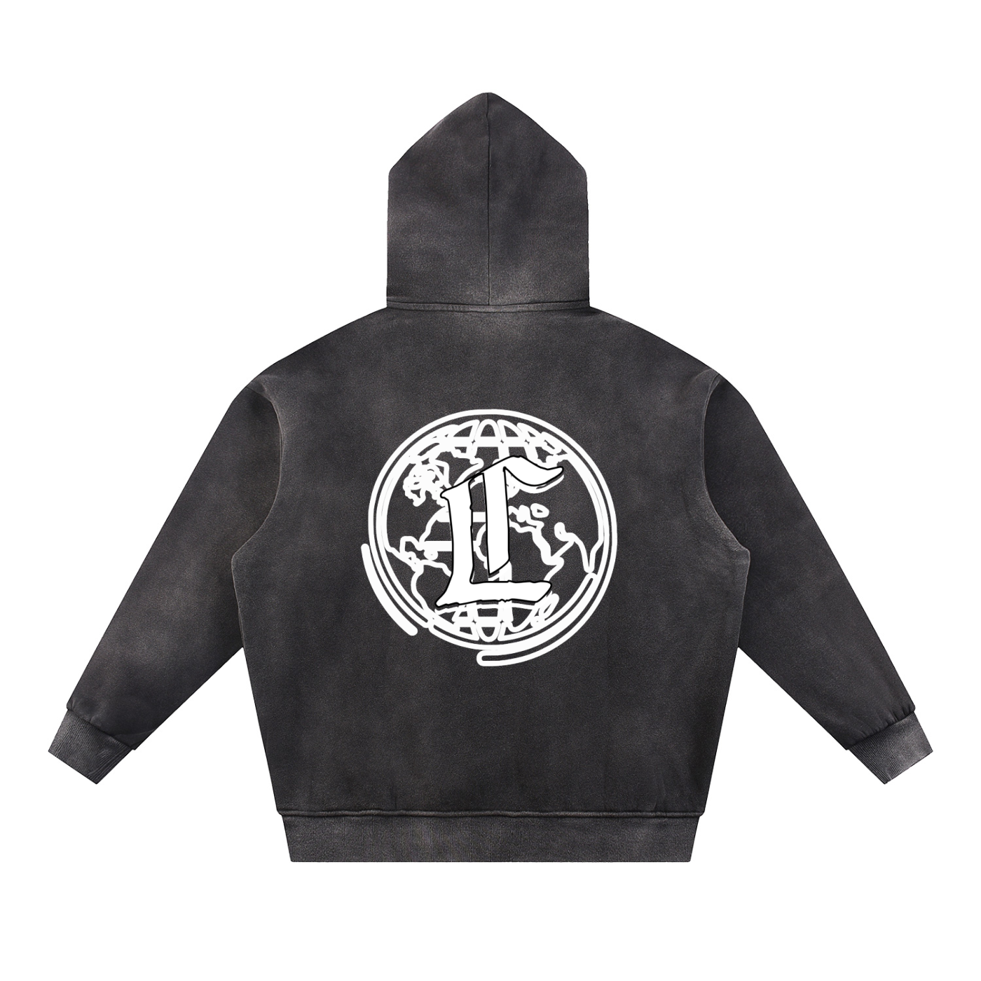 Concentrate Streetwear - CCS - 332gsm Sun Fade Contrast Tape Fleece Hoodie