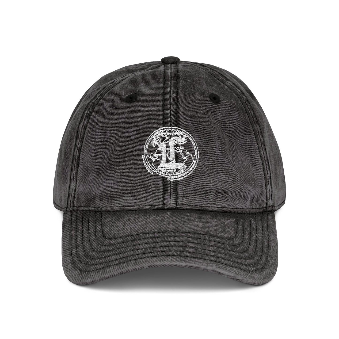 Concentrate Collective Streetwear - Vintage Cap Embroidered White Logo
