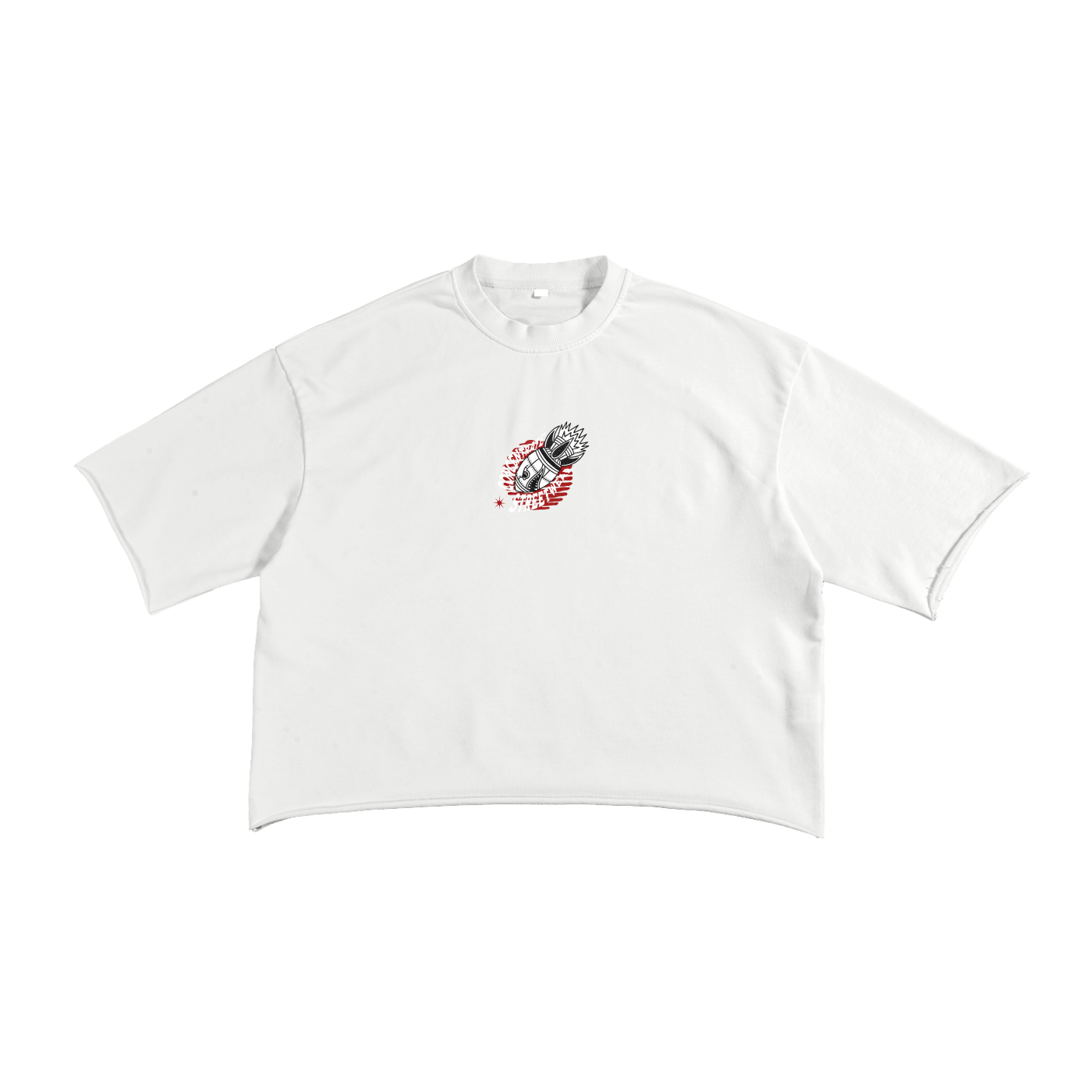 Concentrate Streetwear - Anti Control - 270gsm French Terry Raw Edge T-Shirt