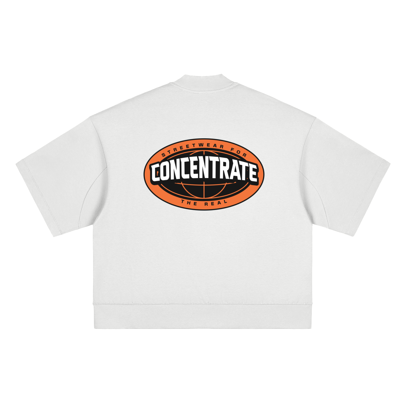 Concentrate Streetwear - The Real - 305gsm Massive Heavyweight Oversized Mock Neck T-shirt