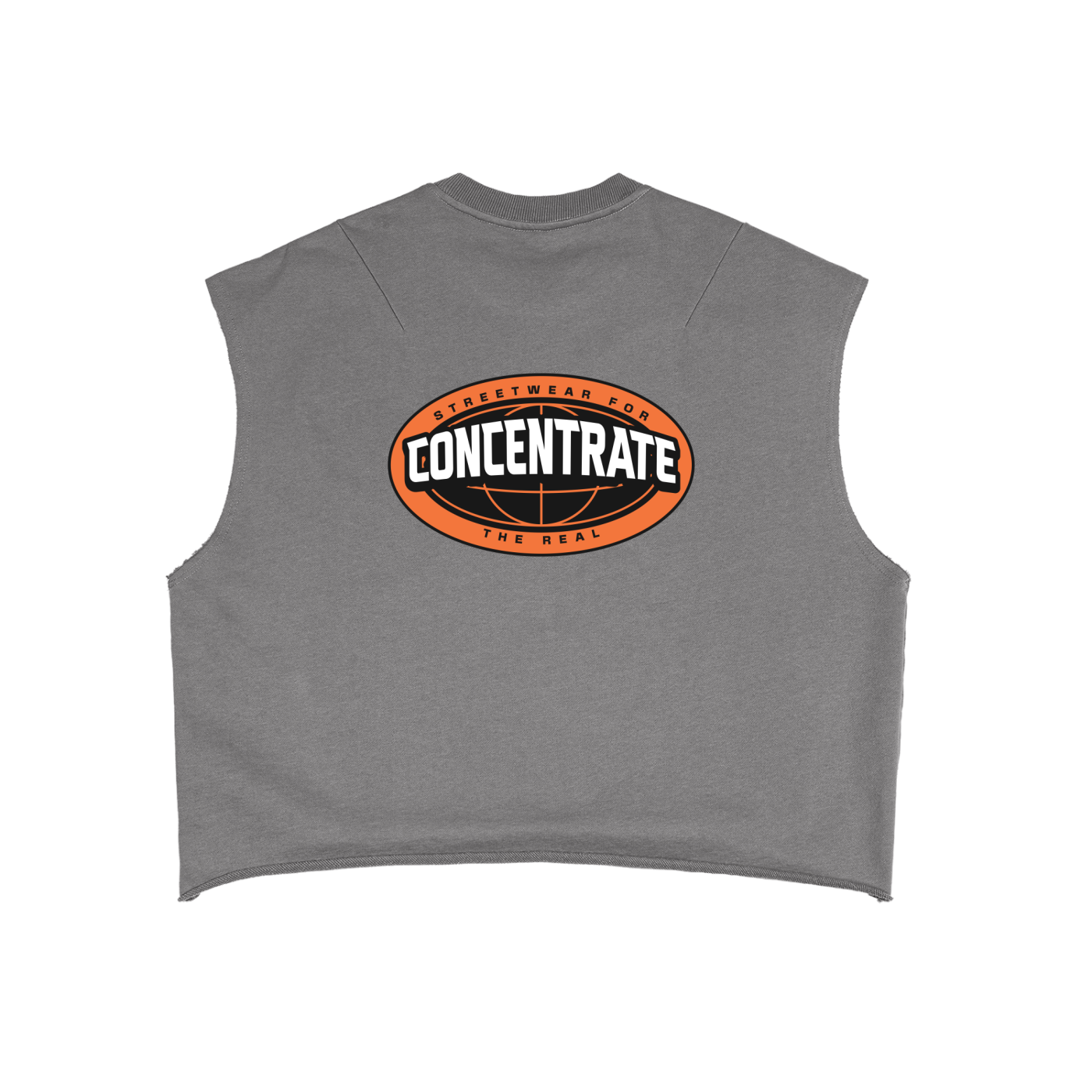 Concentrate Streetwear - The Real - 340gsm French Terry Boxy Cropped Tank Top
