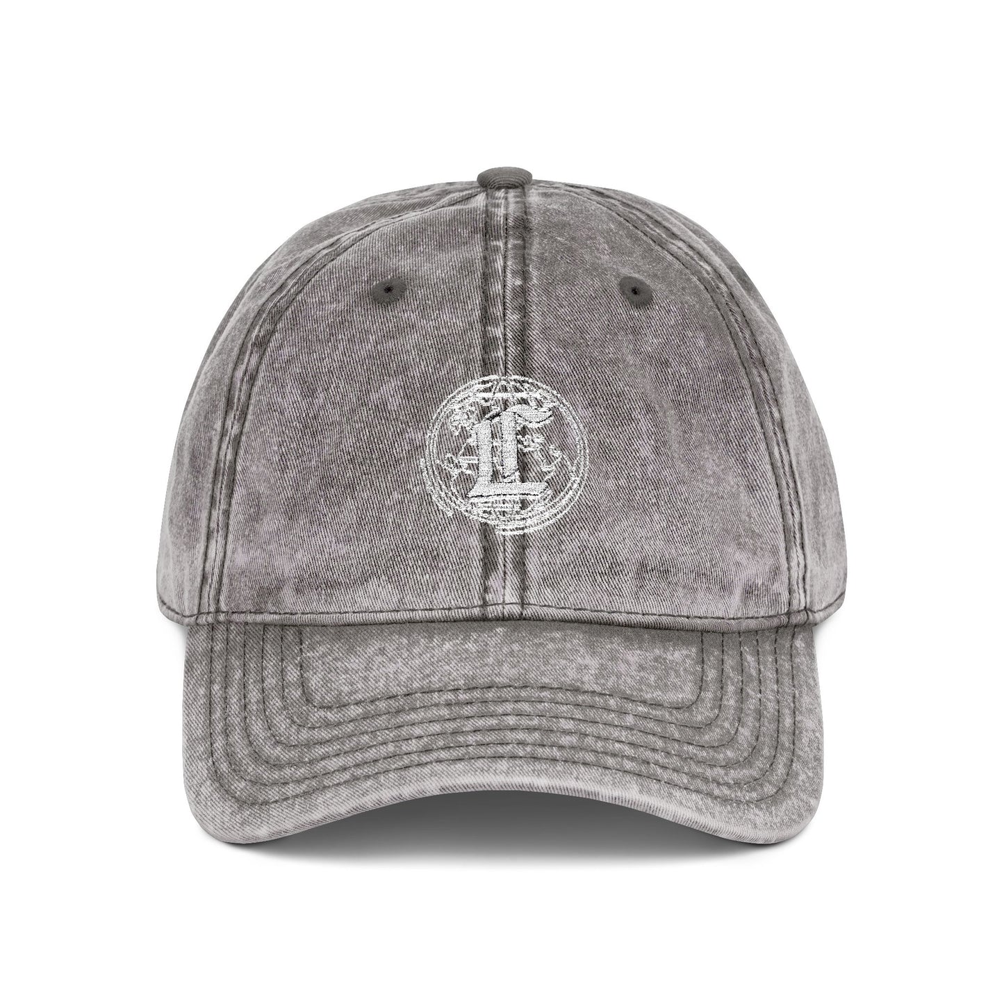 Concentrate Collective Streetwear - Vintage Cap Embroidered White Logo