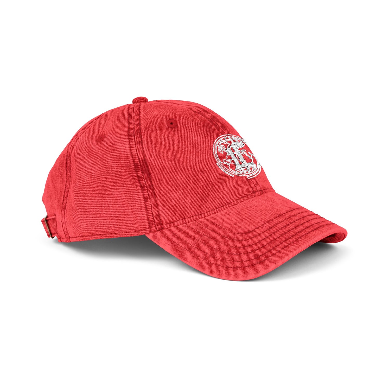 Concentrate Collective Streetwear - Vintage Cap Embroidered White Logo