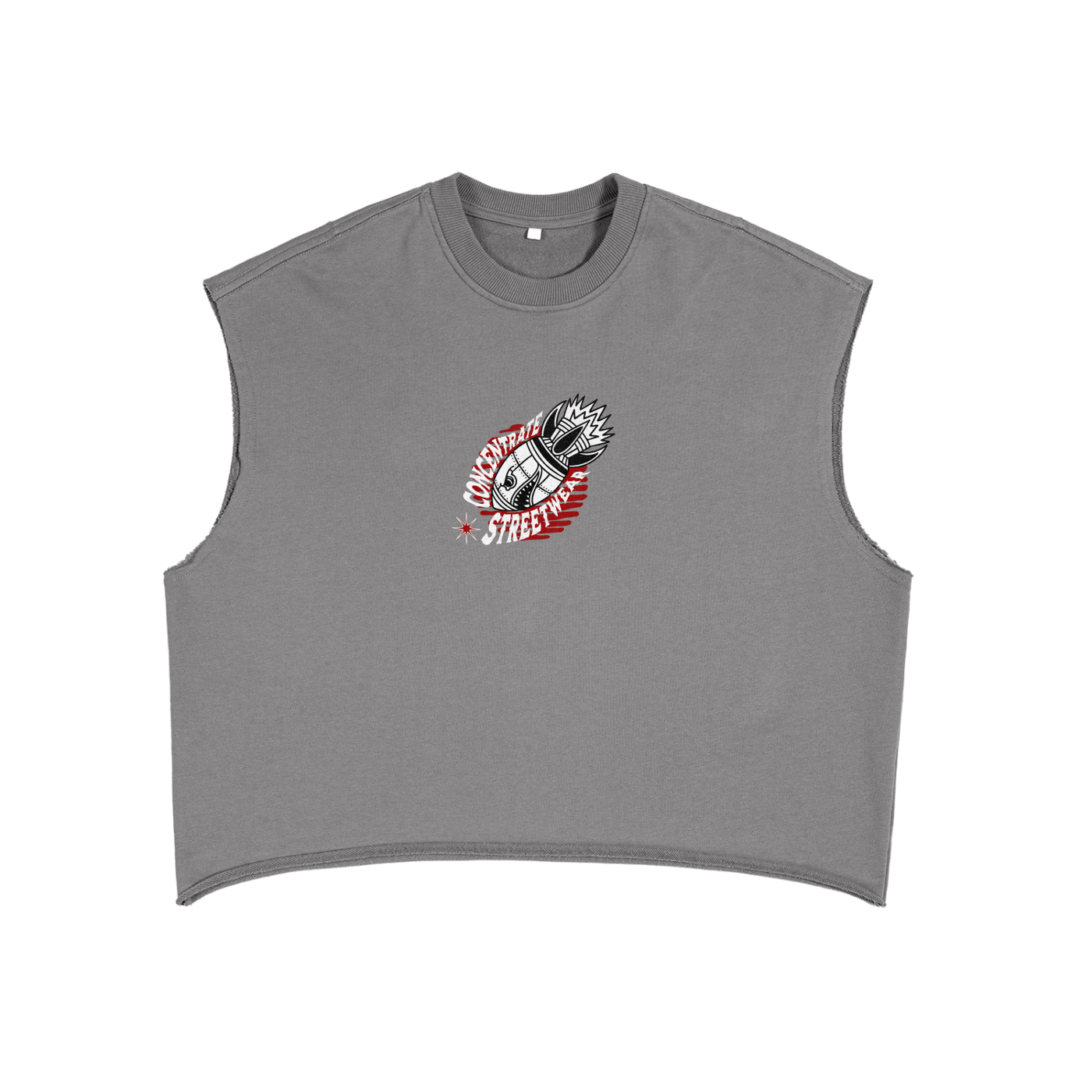 Concentrate Streetwear - Anti Control - 340gsm French Terry Boxy Tank Top
