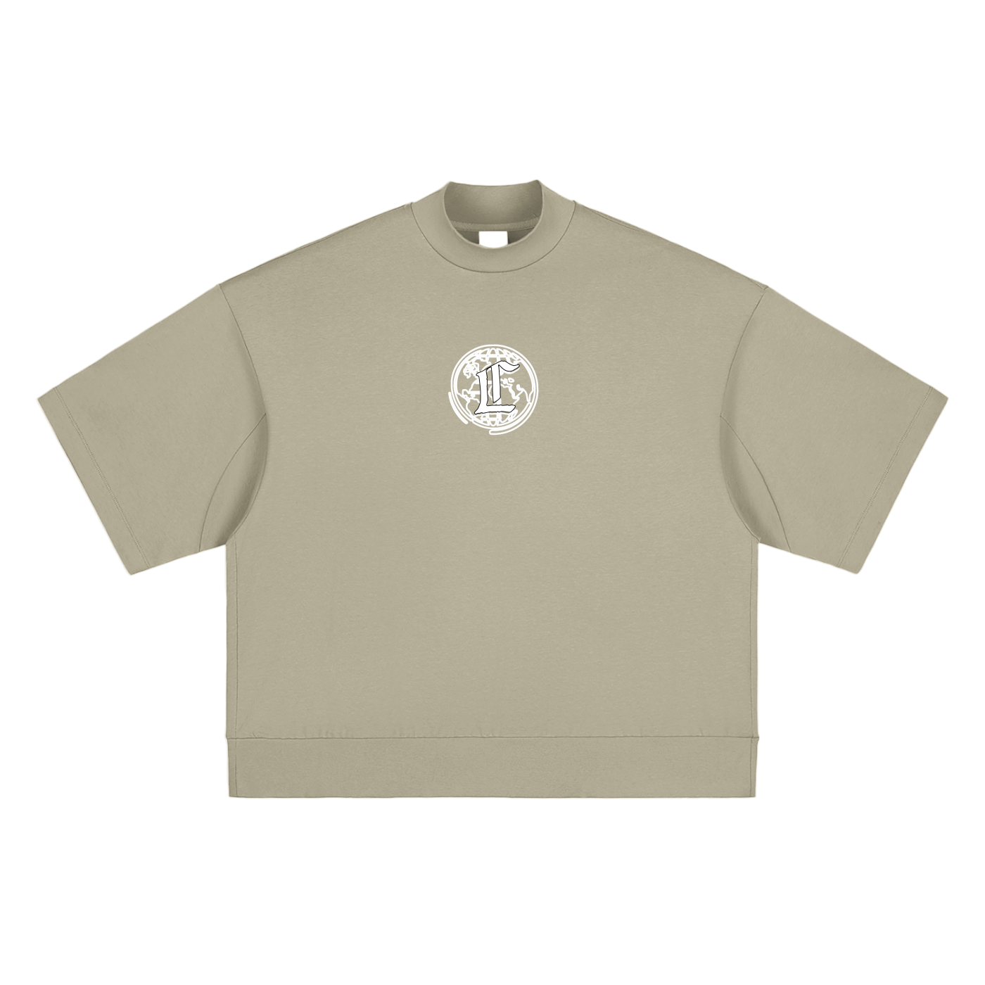 Concentrate Streetwear - CCS - 305gsm Heavyweight Massive Oversized Mock Neck T-shirt
