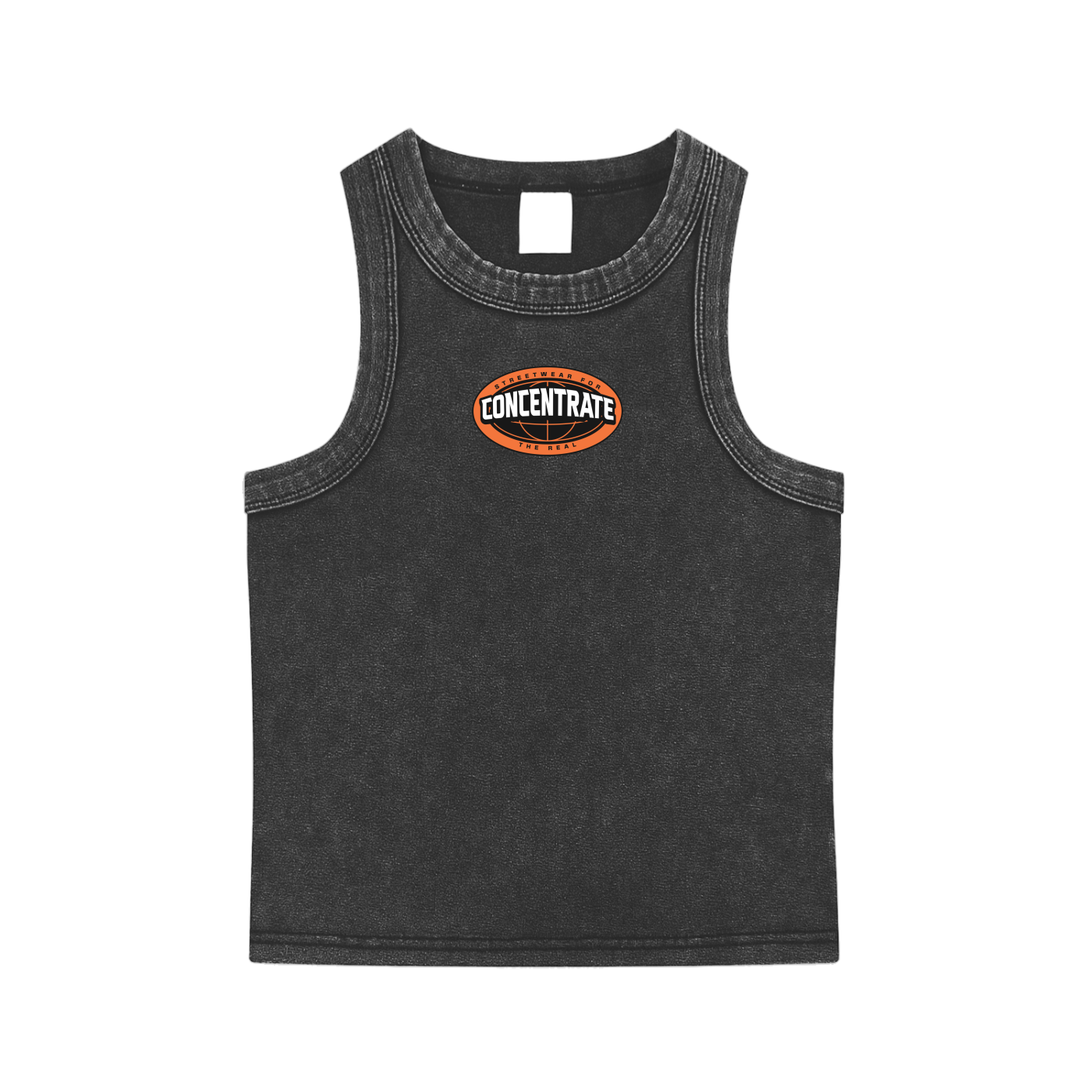 Concentrate Streetwear- The Real- 235gsm Female Snow Washed Tank Top