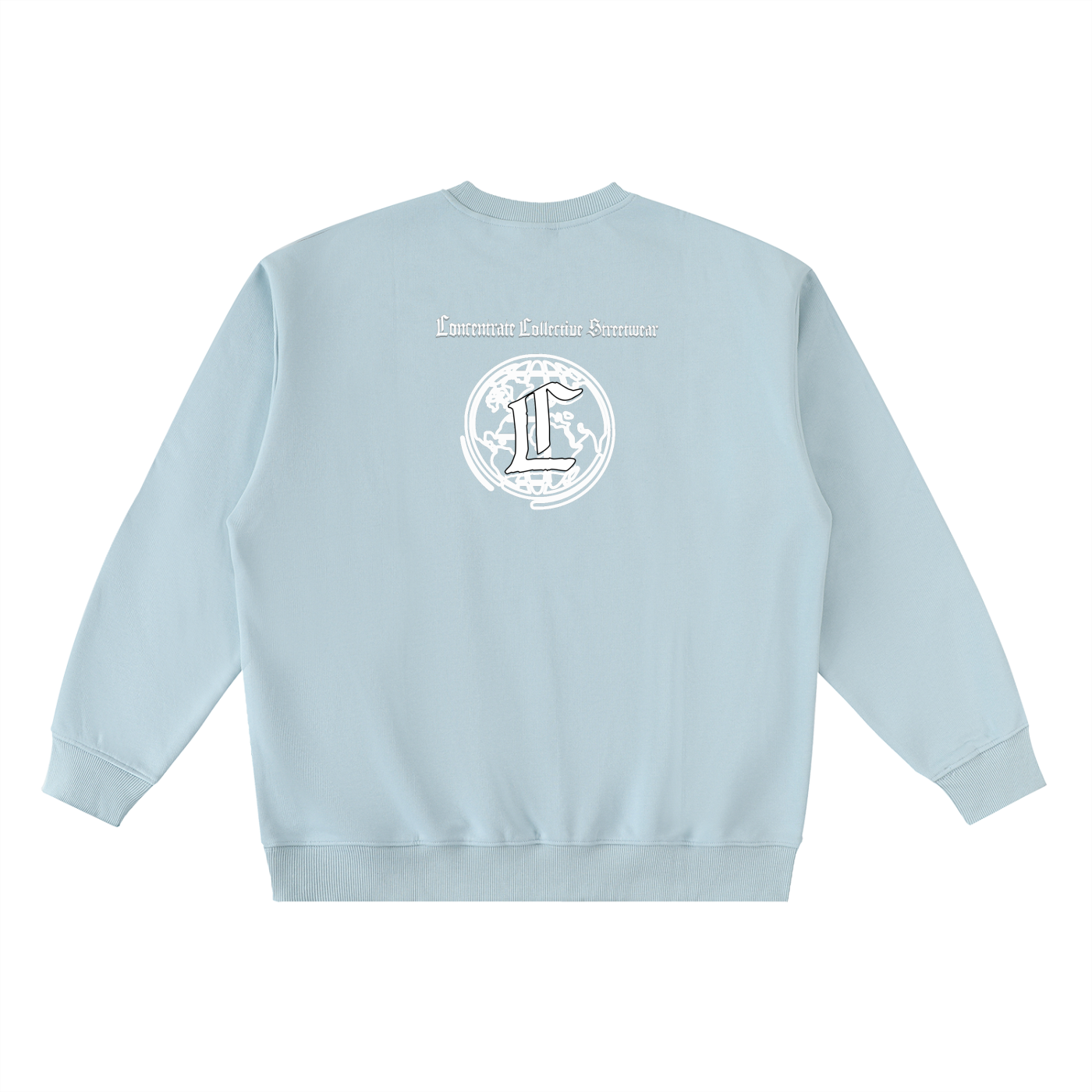 Concentrate Streetwear - CCS - 380gsm Oversized Thick Crewneck Taped Sweatshirt