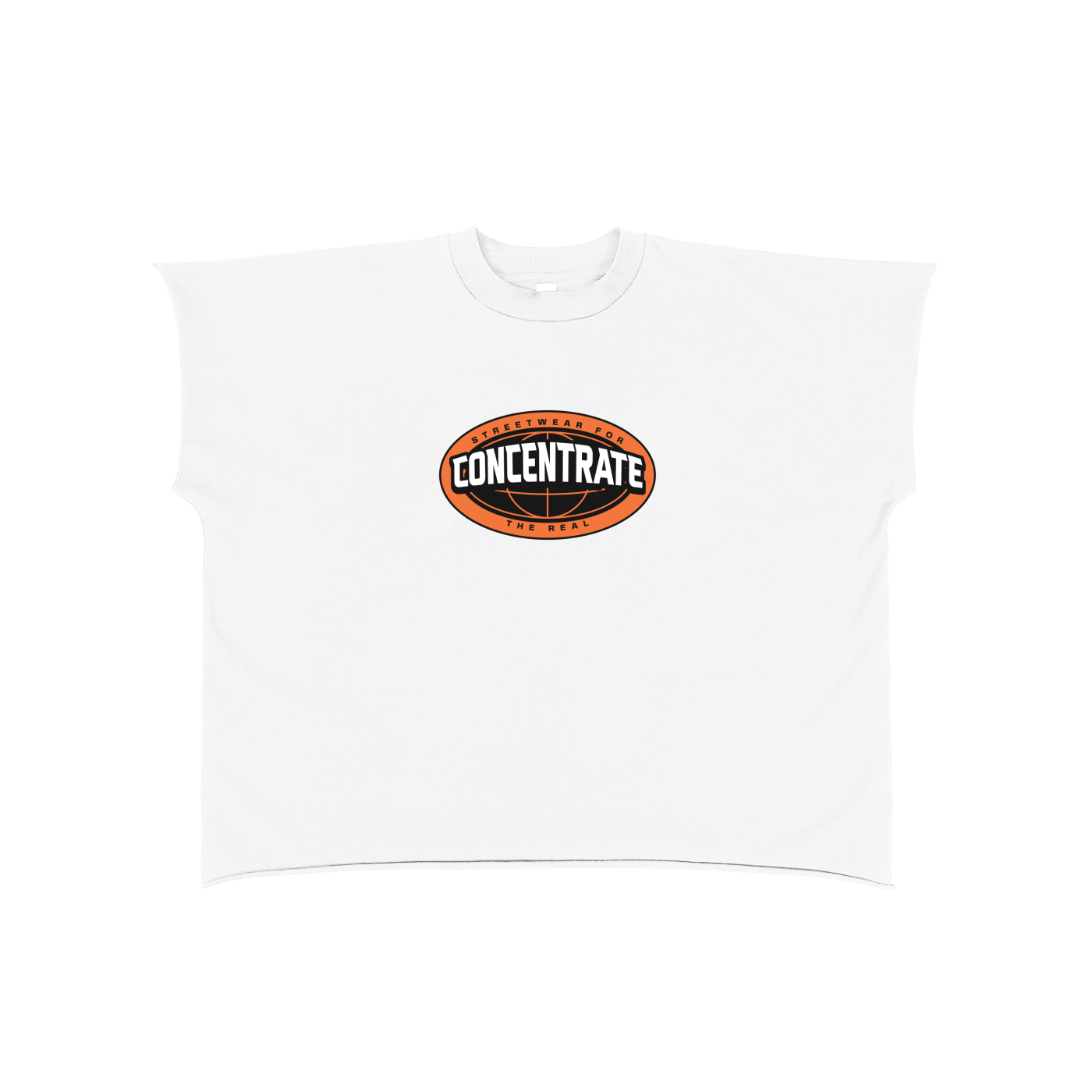 Concentrate Streetwear - The Real - 280gsm Raw Edge Boxy Non-Shrink T-Shirt