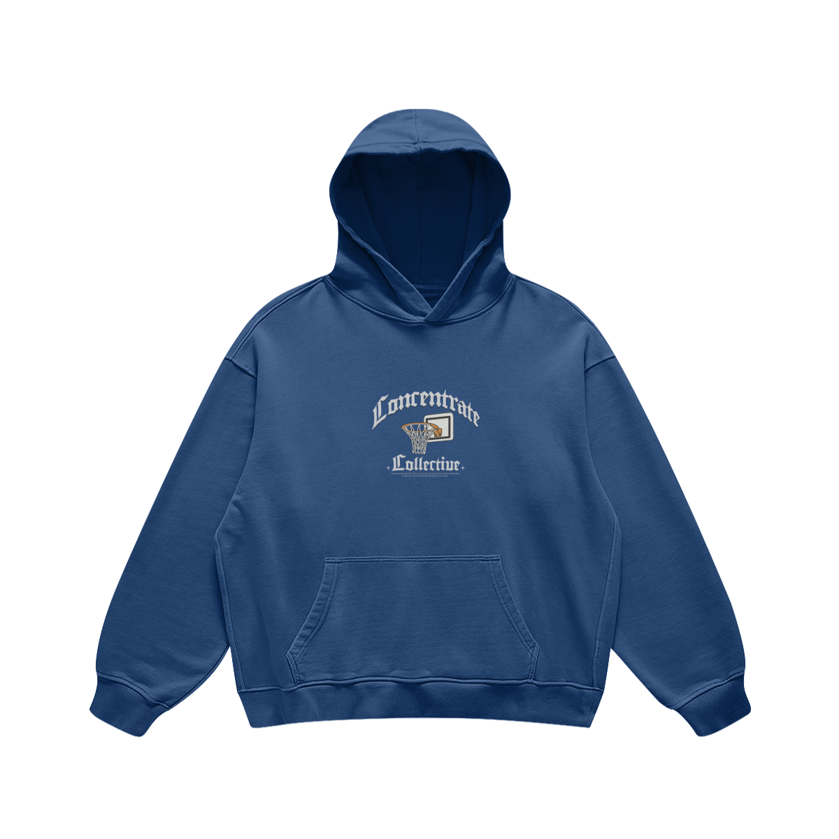 Concentrate Streetwear - Basketball - 440gsm Oversized Thick Hoodie