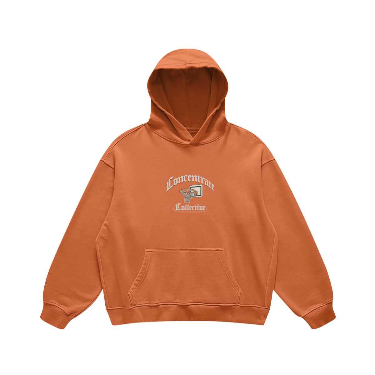 Concentrate Streetwear - Basketball - 440gsm Oversized Thick Hoodie