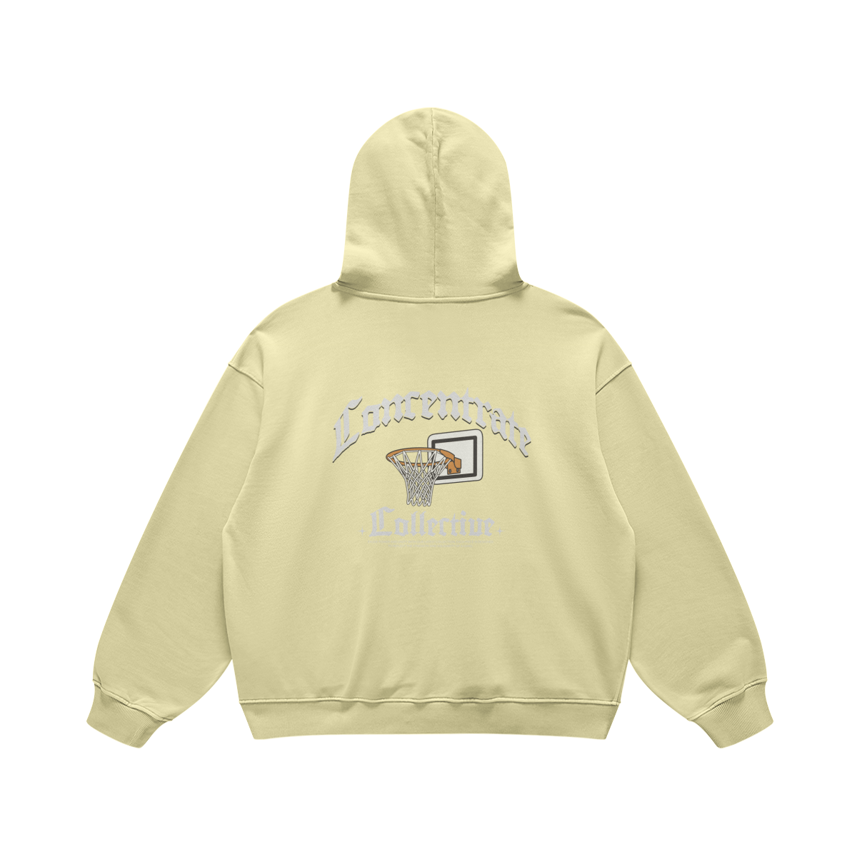 Concentrate Streetwear - Basketball - 440gsm Oversized Thick Hoodie