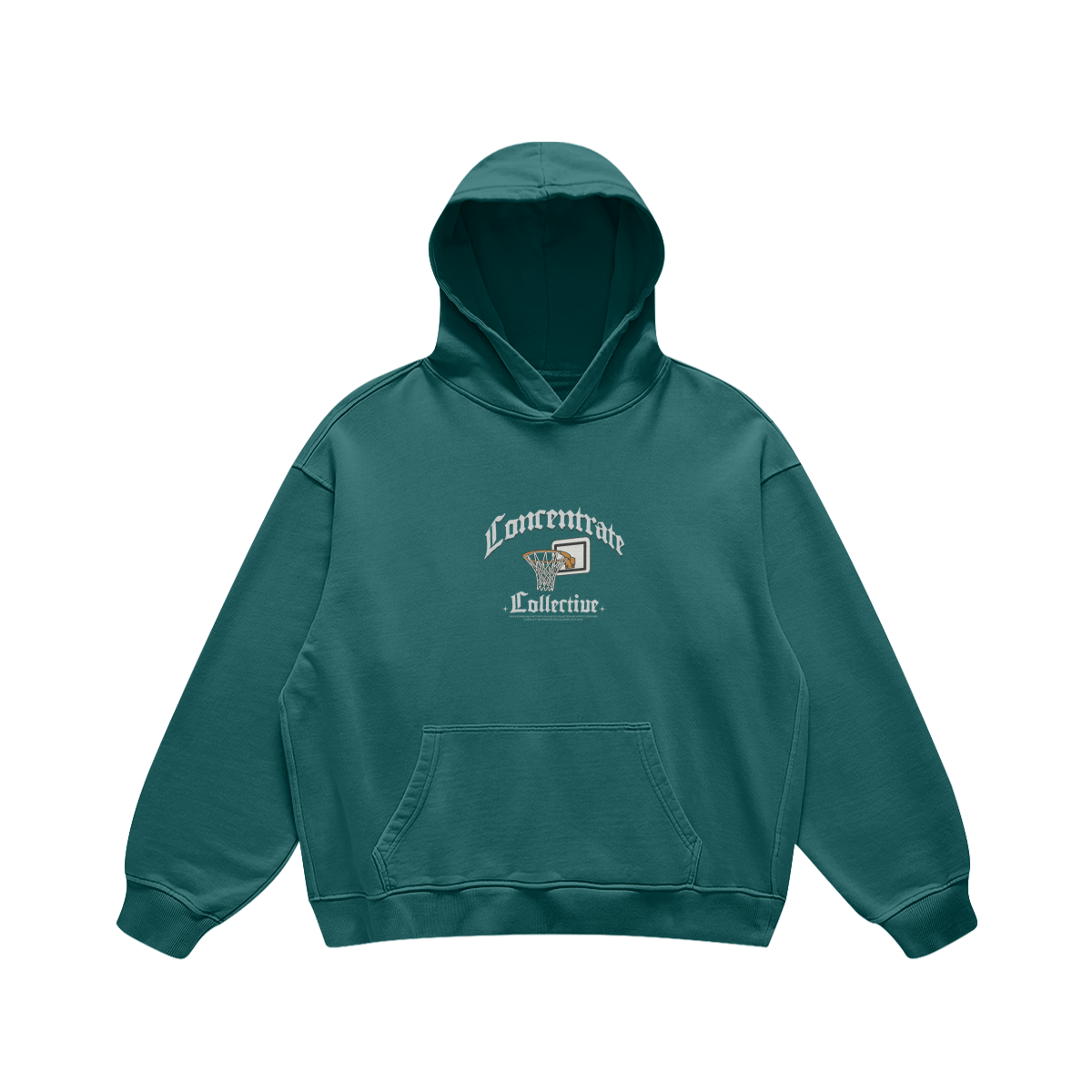Concentrate Streetwear - Basketball - 440gsm Oversized Thick Hoodie