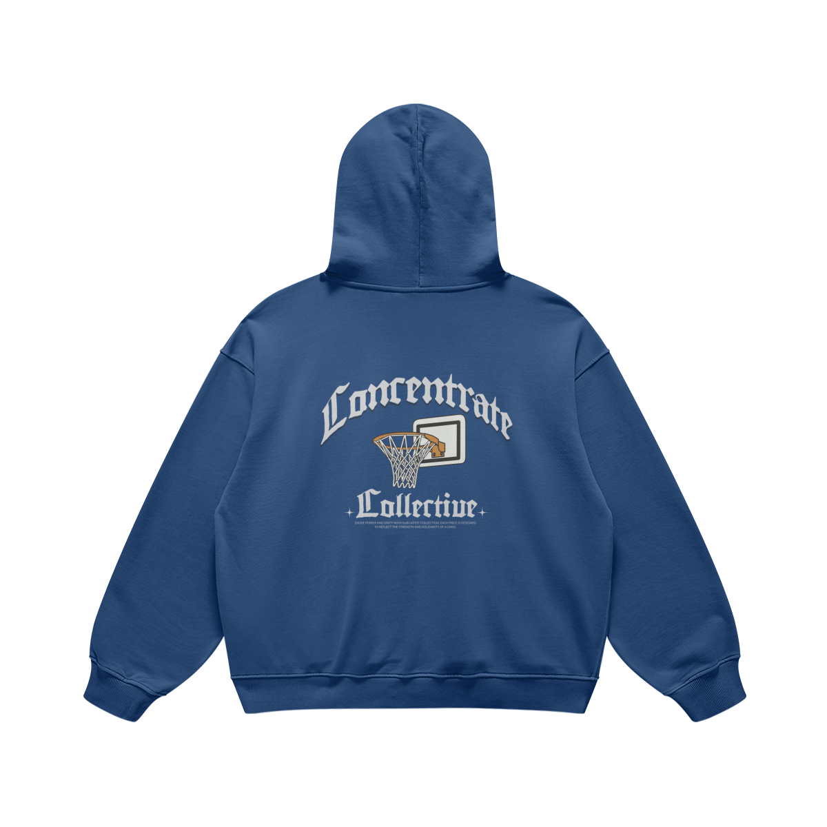 Concentrate Streetwear - Basketball - 440gsm Oversized Thick Hoodie