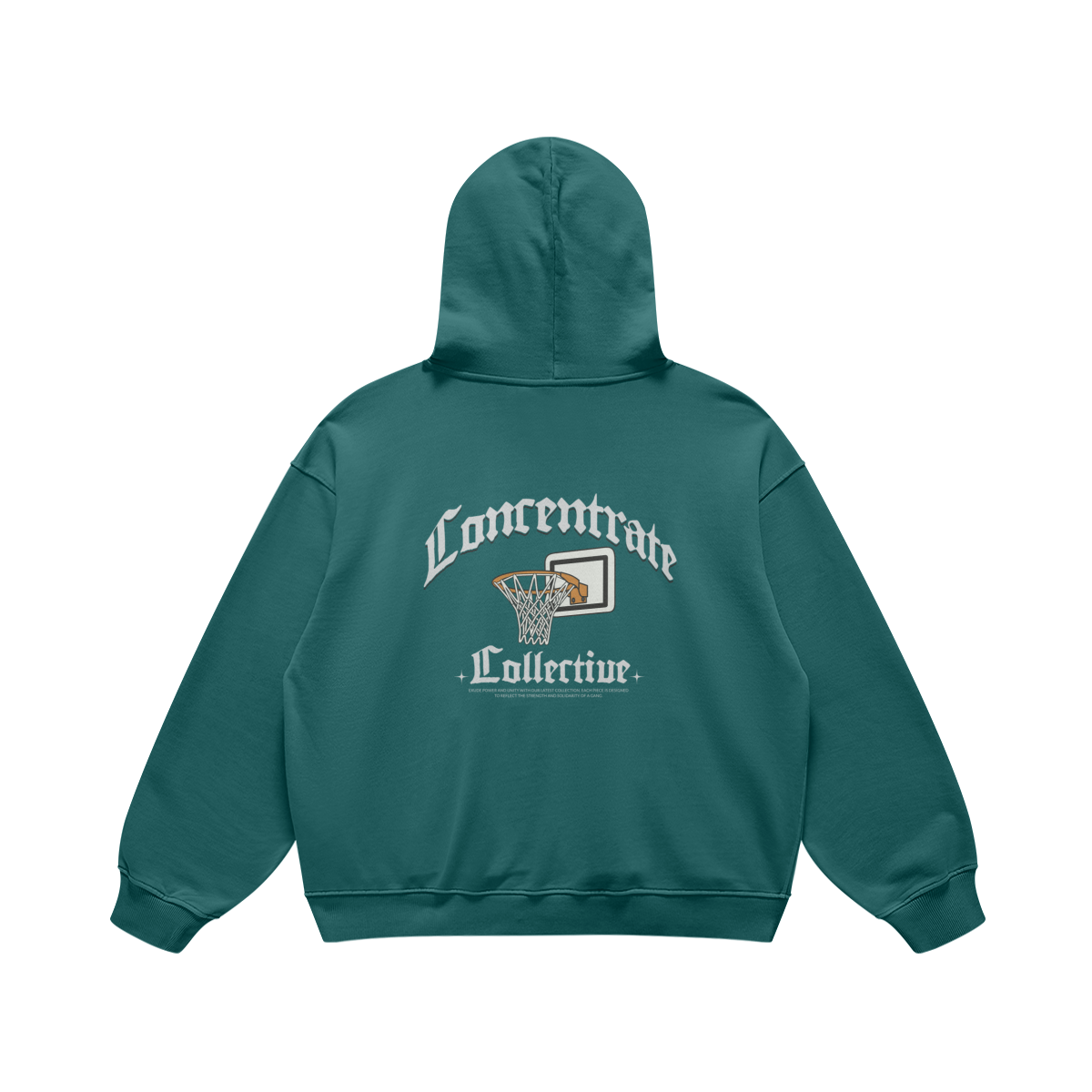 Concentrate Streetwear - Basketball - 440gsm Oversized Thick Hoodie