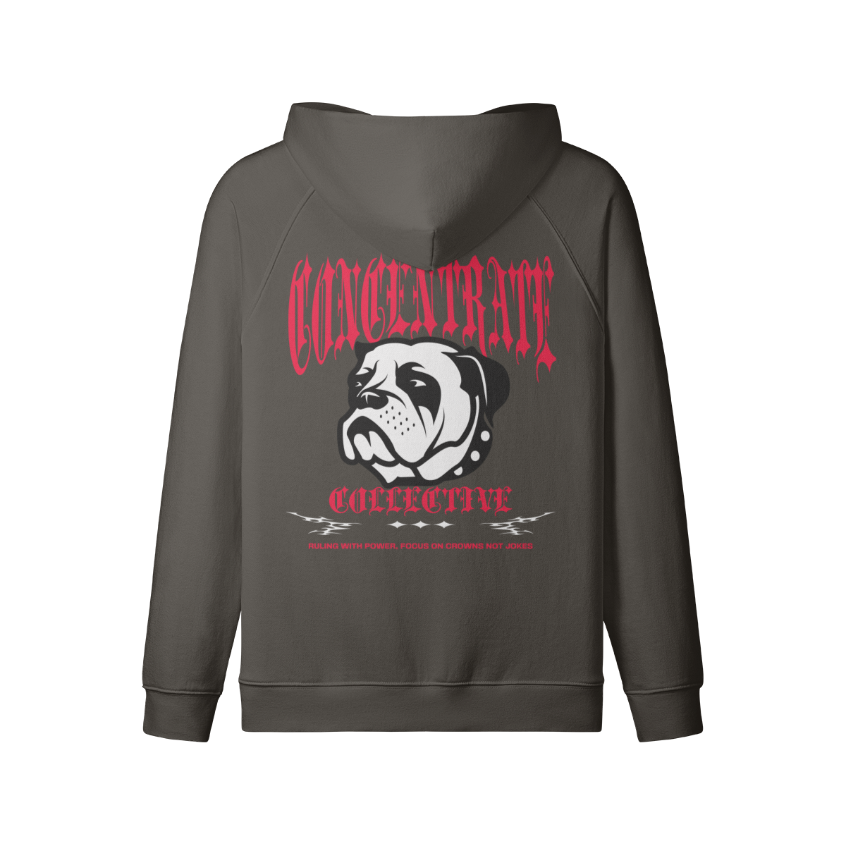 Concentrate Streetwear - Bulldog - 380gsm Oversized Thick Hoodie/Jacket