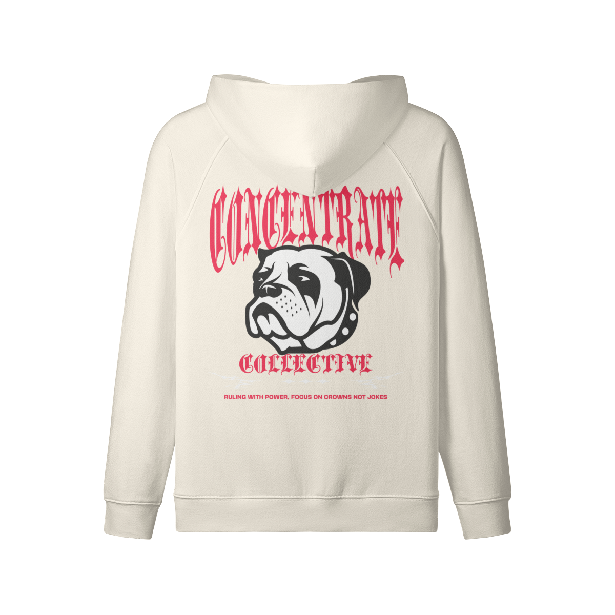 Concentrate Streetwear - Bulldog - 380gsm Oversized Thick Hoodie/Jacket