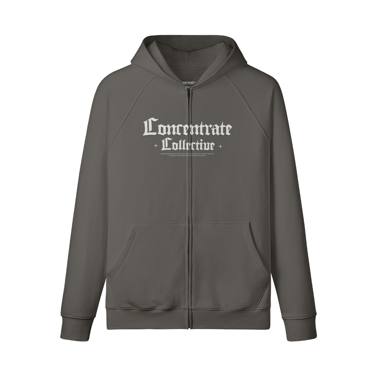 Concentrate Streetwear - Bulldog - 380gsm Oversized Thick Hoodie/Jacket