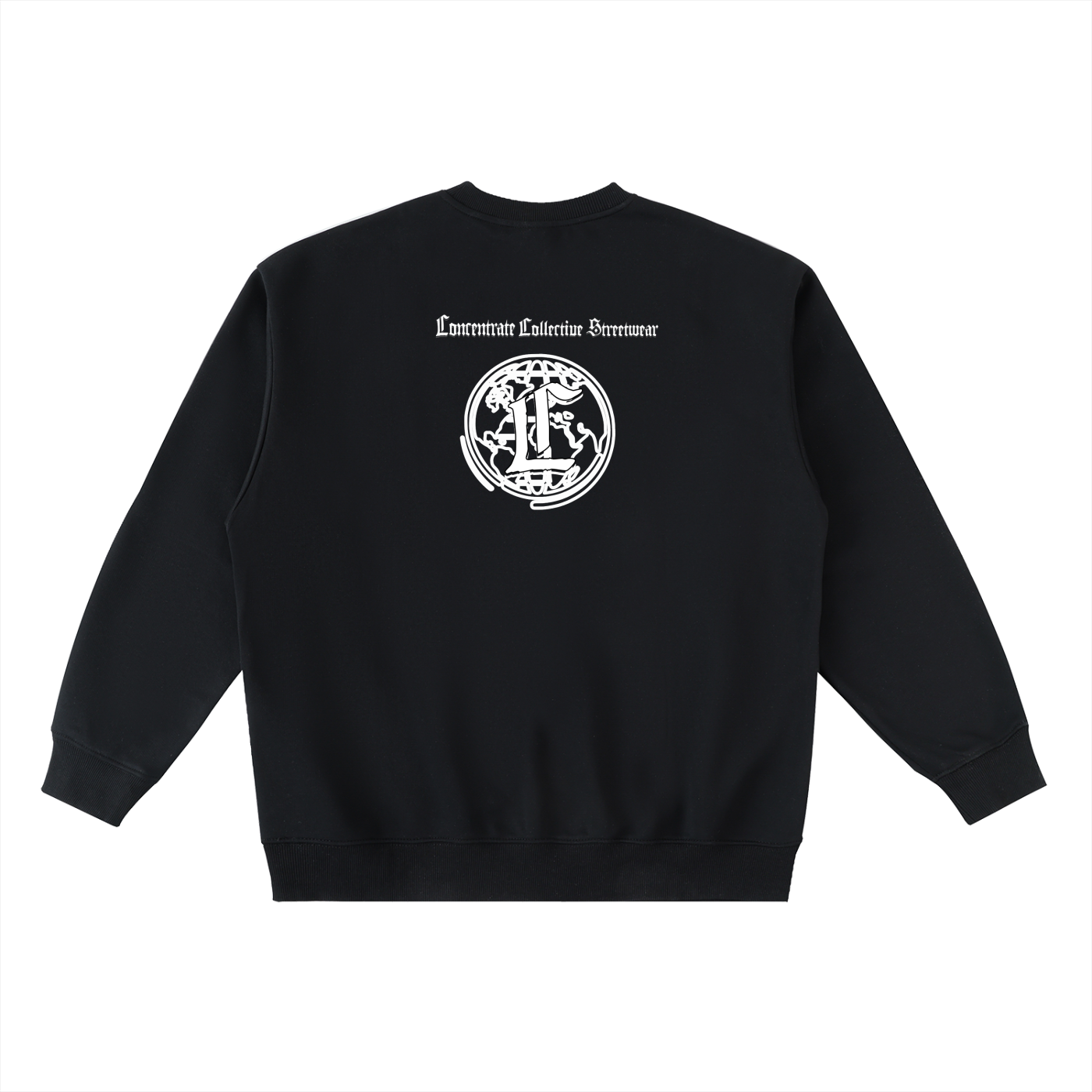 Concentrate Streetwear - CCS - 380gsm Oversized Thick Crewneck Taped Sweatshirt