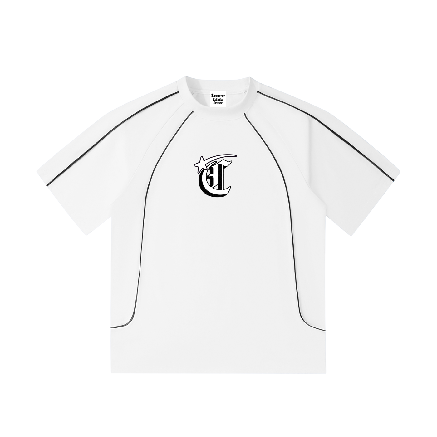 Concentrate Streetwear - Starry Sea - 240gsm Contrast Stitch Raglan T-Shirt