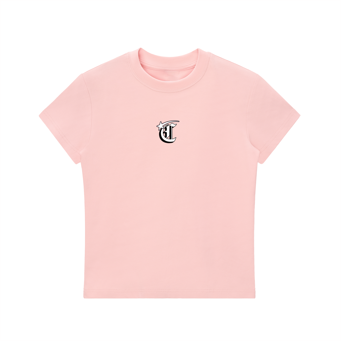 Concentrate Streetwear - Starry Sea - 260gsm Female Essential Bodycon Crewneck T-Shirt