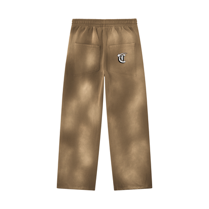 Concentrate Streetwear - Starry - 350gsm Unisex Sunfade Wide Leg Fleece Sweatpants