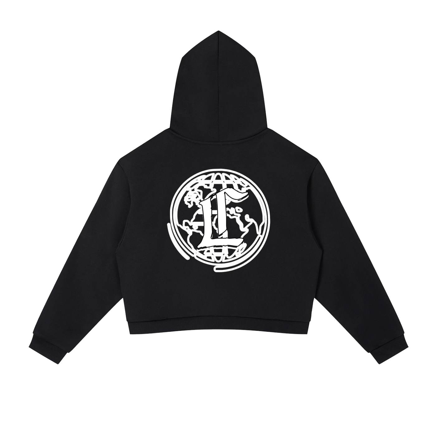 Concentrate Streetwear - CCS - 340gsm Female Contrast Side Stripe Cropped Hoodie