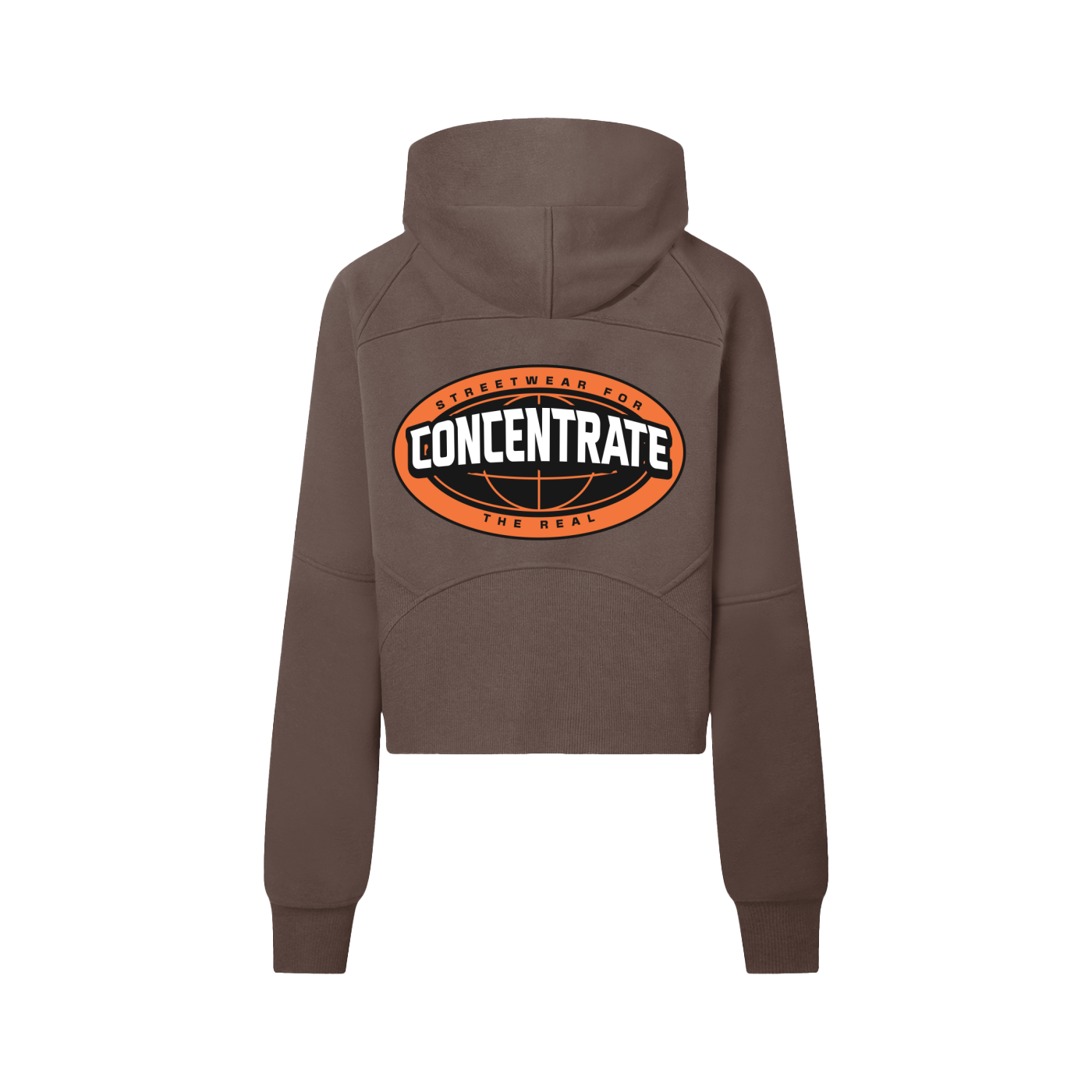 Concentrate Streetwear - The Real - 320gsm Cropped Half-Zip Hoodie