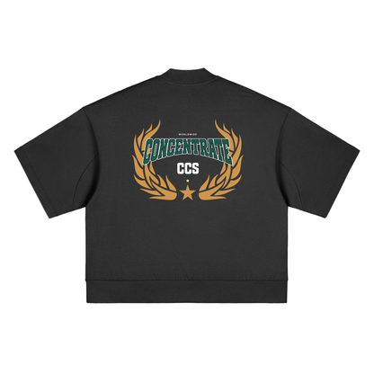 Concentrate Streetwear - Drop Out - 305gsm Massive Heavyweight Oversized Mock Neck T-shirt