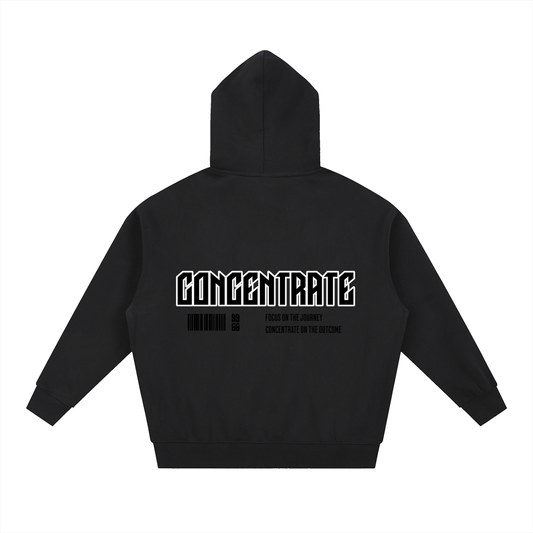 Concentrate Streetwear - Glory - 345gsm Essential Oversized Fleece Boxy Hoodie