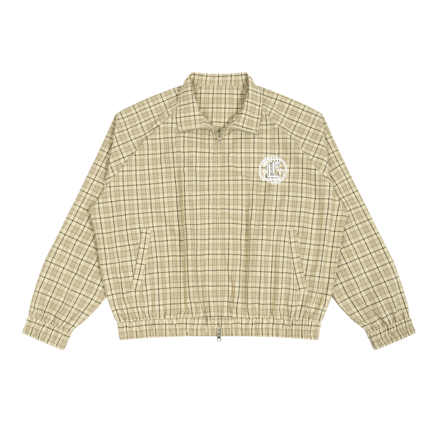 Concentrate Streetwear - CCS - 130gsm Unisex Plaid Full-Zip Track Jacket