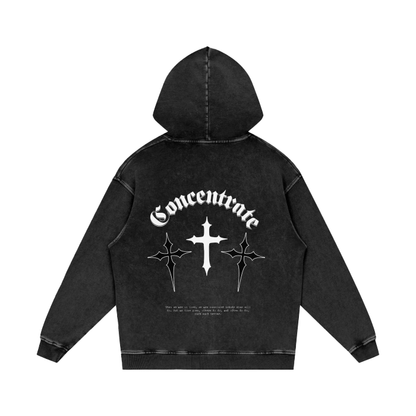 Concentrate - The Battle - Oversized Acid Wash 420gsm - Oversized Jumper/Hoodie