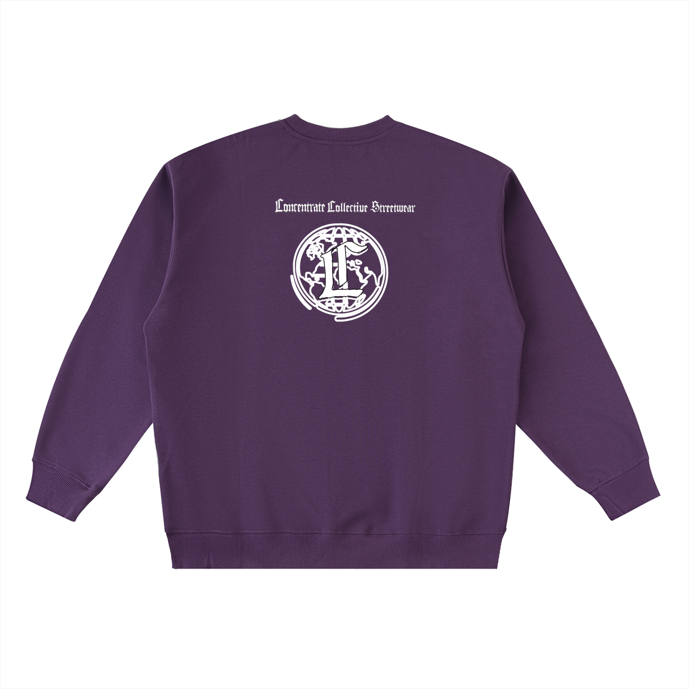 Concentrate Streetwear - CCS - 380gsm Oversized Thick Crewneck Taped Sweatshirt