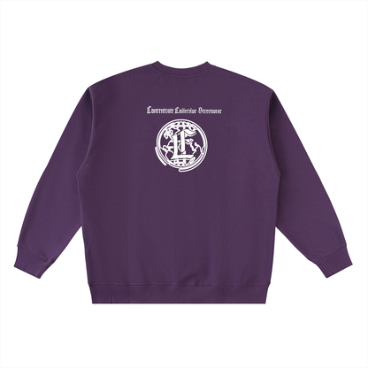 Concentrate Streetwear - CCS - 380gsm Oversized Thick Crewneck Taped Sweatshirt