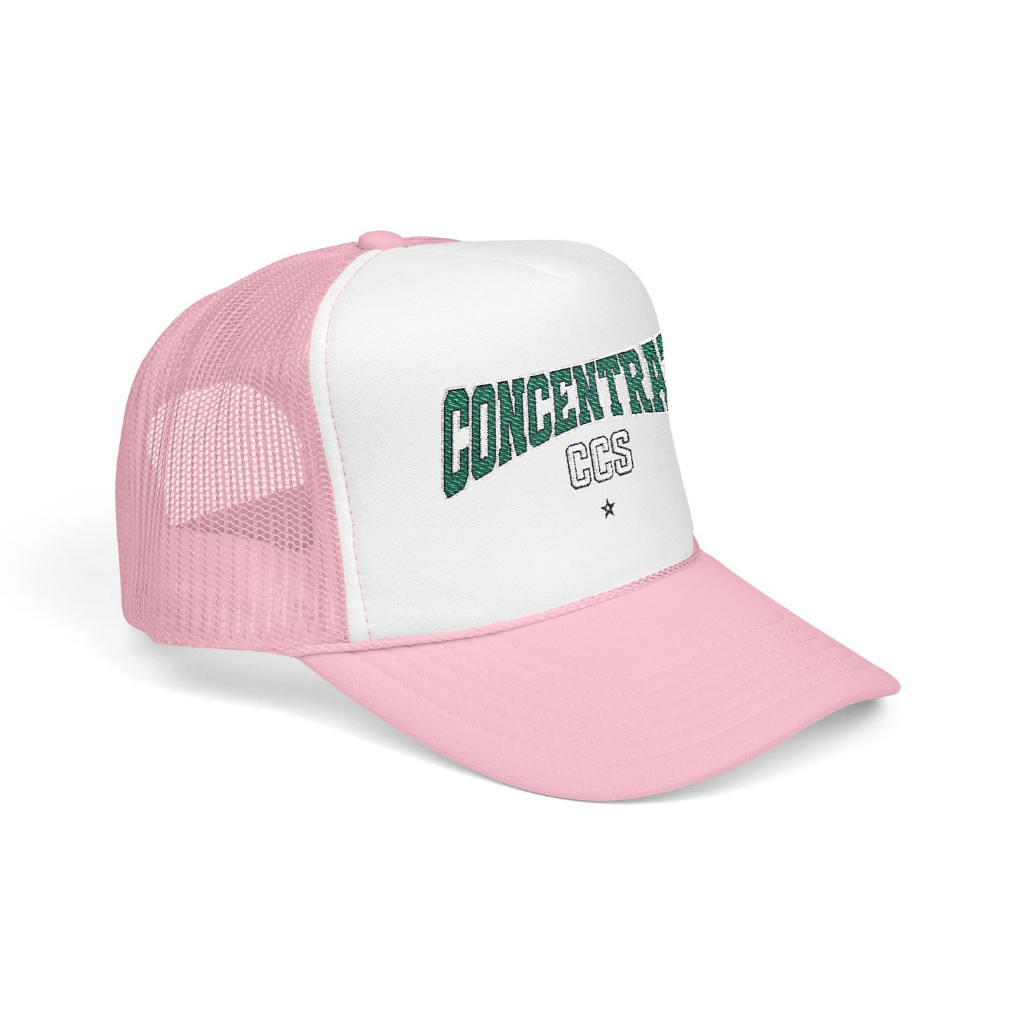 Concentrate Collective Streetwear - Drop Out - Foam Trucker Cap Embroidered Logo