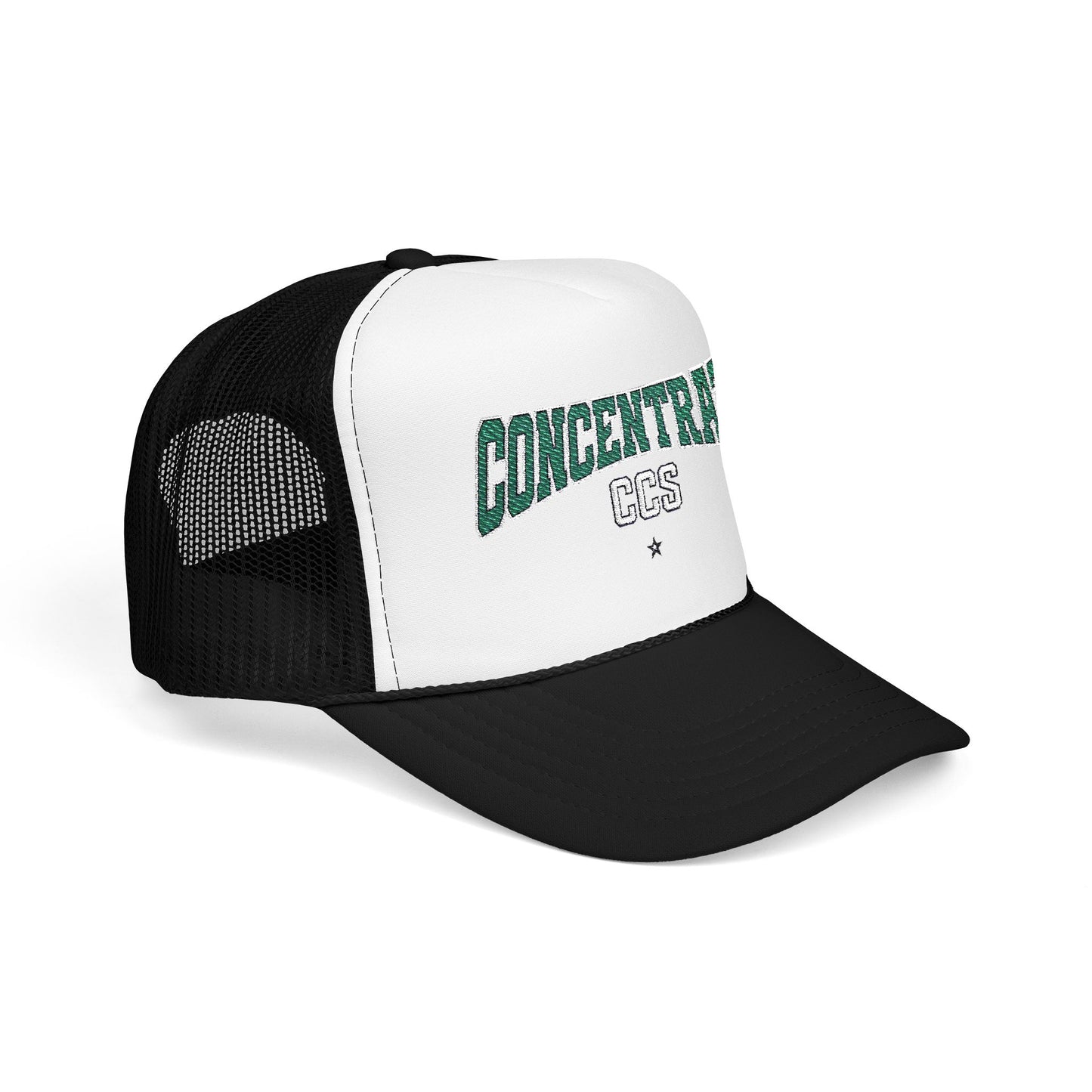 Concentrate Collective Streetwear - Drop Out - Foam Trucker Cap Embroidered Logo