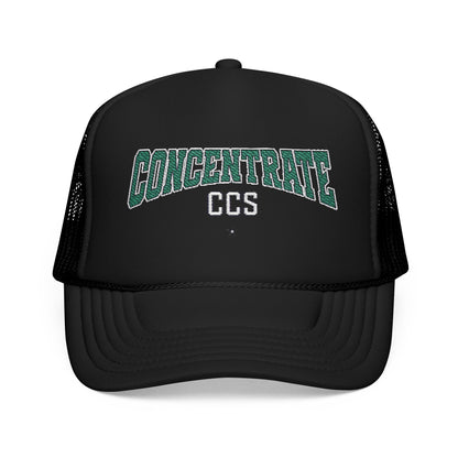Concentrate Collective Streetwear - Drop Out - Foam Trucker Cap Embroidered Logo