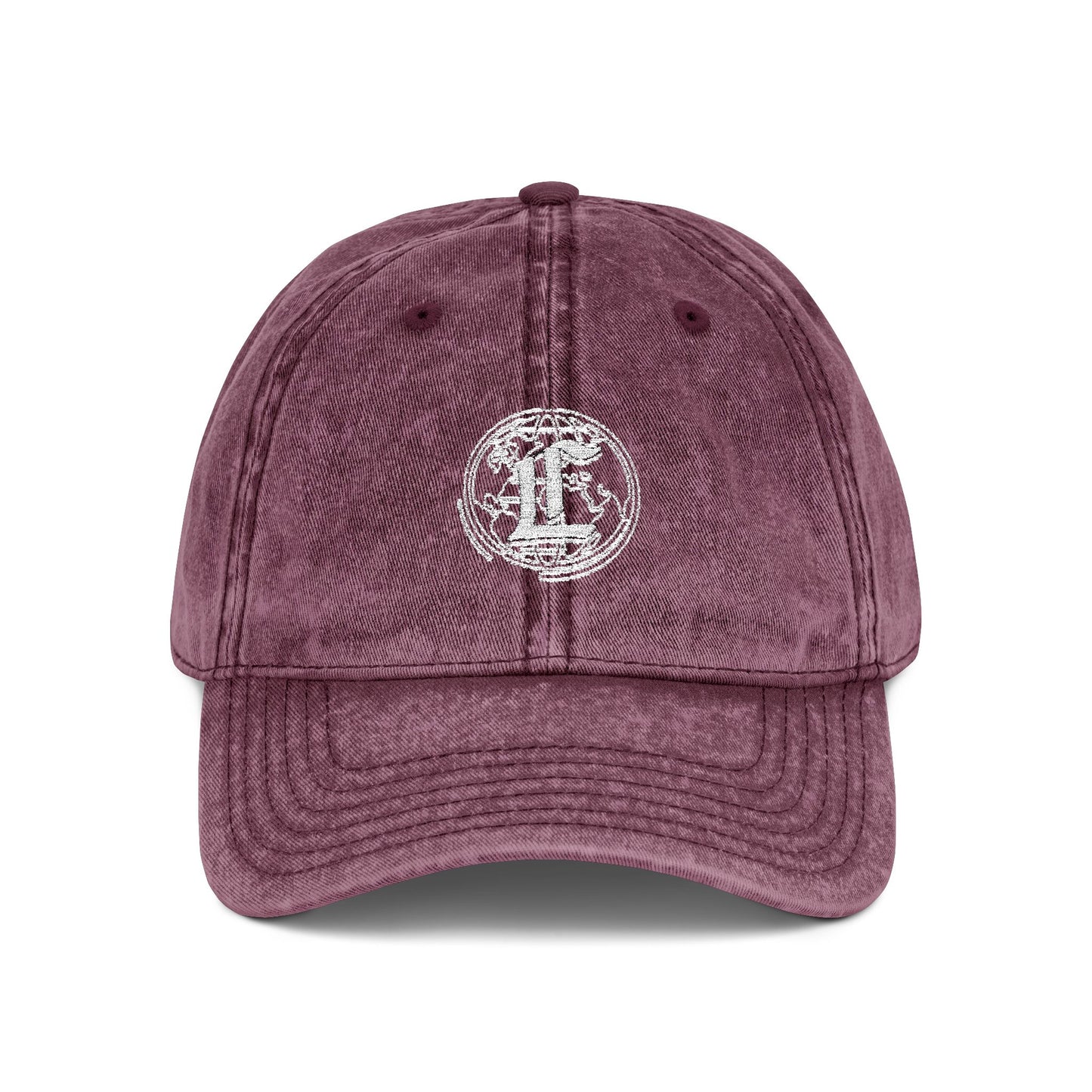Concentrate Collective Streetwear - Vintage Cap Embroidered White Logo