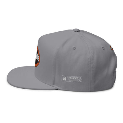 Concentrate Collective Streetwear - The Real - Flat Bill Snap Back Cap Embroidered Logo