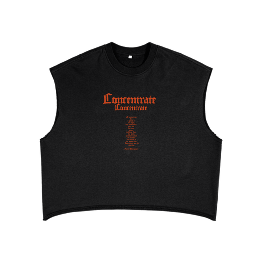 Concentrate Streetwear - The Prayer - 340gsm French Terry Boxy Tank Top