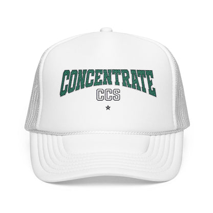 Concentrate Collective Streetwear - Drop Out - Foam Trucker Cap Embroidered Logo
