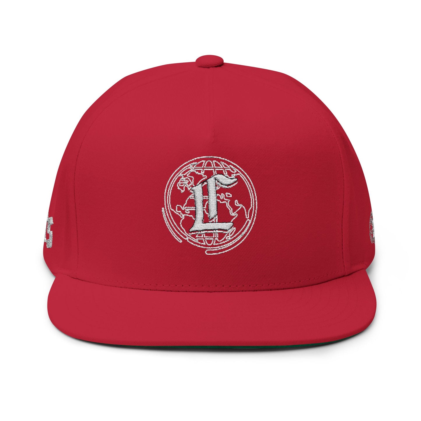 Concentrate Collective Streetwear - CCS - Flat Bill Snap Back Cap Embroidered White Logo