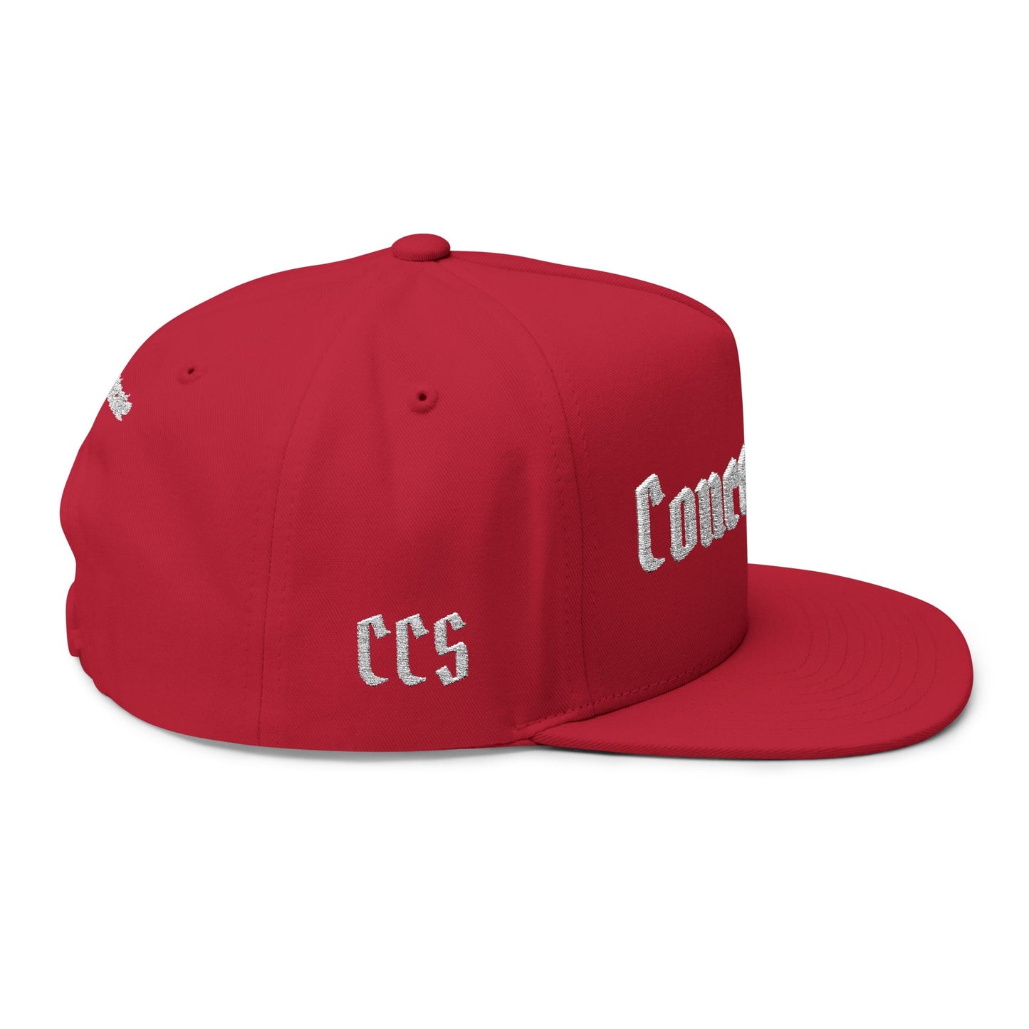 Concentrate Streetwear - White Concentrate - Flat Bill Cap (Embroidery)