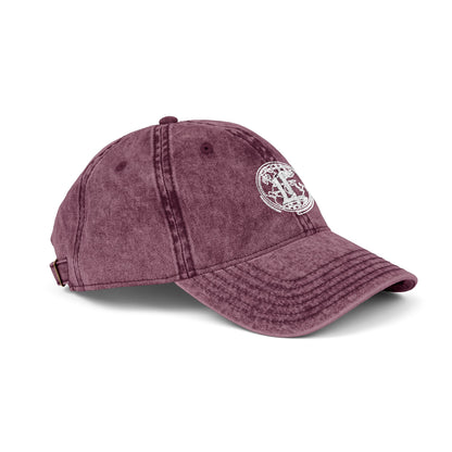 Concentrate Collective Streetwear - Vintage Cap Embroidered White Logo