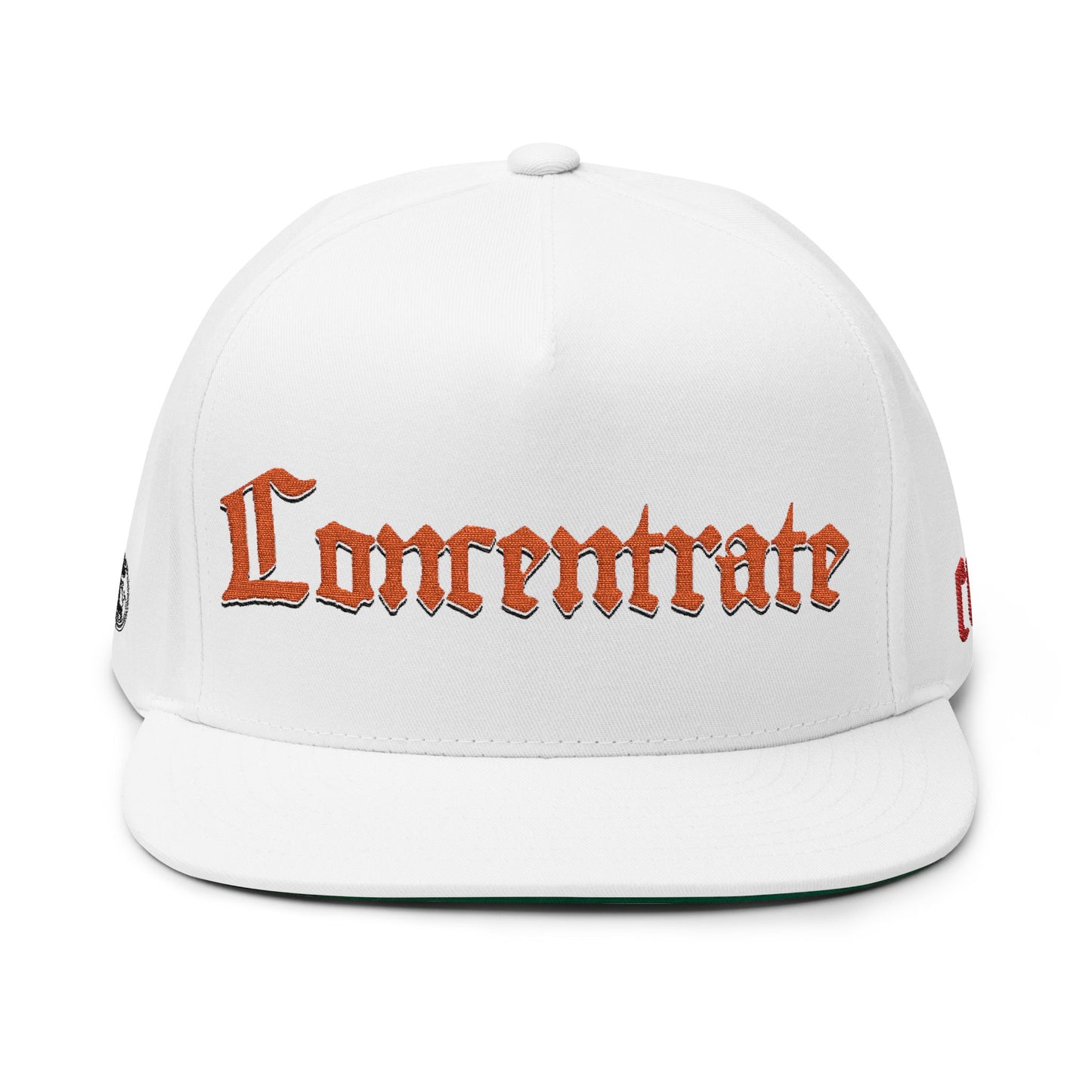 Concentrate Streetwear - C Red - Flat Bill Cap (Embroidery)