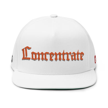 Concentrate Streetwear - C Red - Flat Bill Cap (Embroidery)